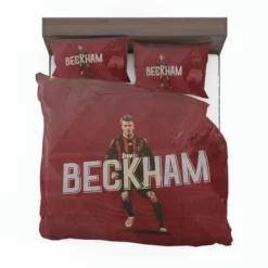 A C Milan Top Ranked Player David Beckham Bedding Set 1