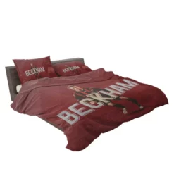 A C Milan Top Ranked Player David Beckham Bedding Set 2