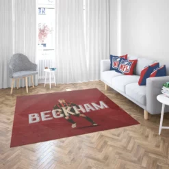 A C Milan Top Ranked Player David Beckham Rug 2