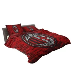 AC Milan Brick Design Football Club Logo Bedding Set 2