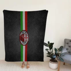 AC Milan Champions League Soccer Team Fleece Blanket