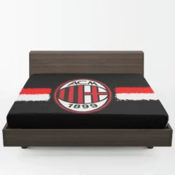 AC Milan Classic Football Club in Italy Fitted Sheet 1