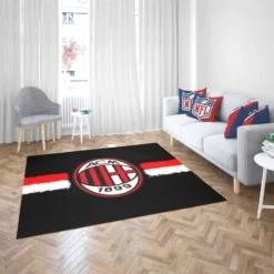 AC Milan Classic Football Club in Italy Rug 2