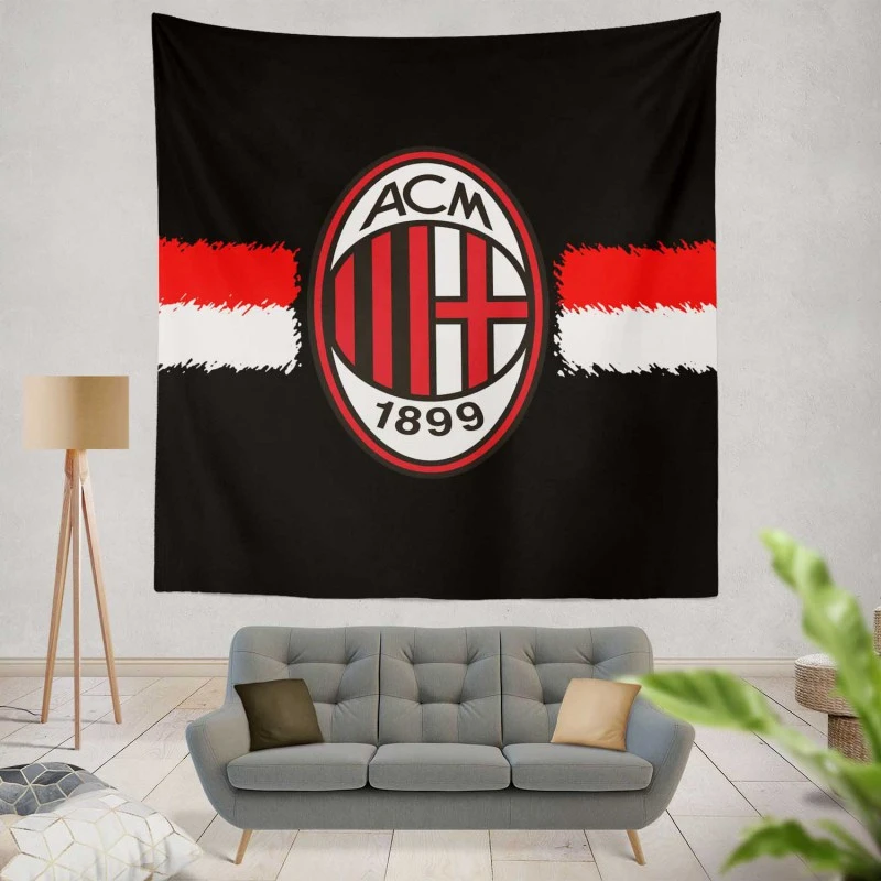 AC Milan Classic Football Club in Italy Tapestry