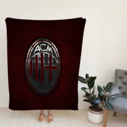 AC Milan Energetic Football Club Fleece Blanket