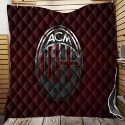 AC Milan Energetic Football Club Quilt Blanket