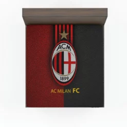 AC Milan Football Club Logo Fitted Sheet
