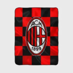 AC Milan Popular football Club in Italy Fleece Blanket 1