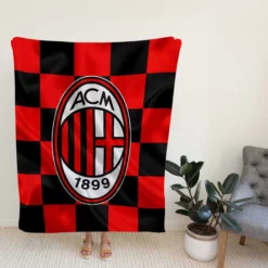 AC Milan Popular football Club in Italy Fleece Blanket