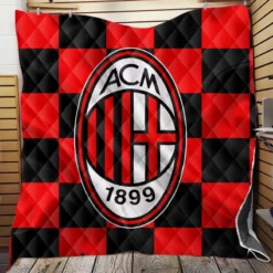 AC Milan Popular football Club in Italy Quilt Blanket