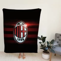 AC Milan Professional Football Team Fleece Blanket