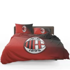 AC Milan Top Fan Following Football Club Bedding Set