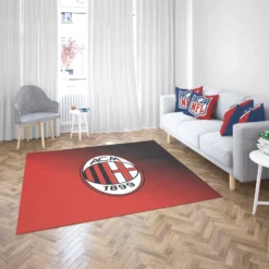 AC Milan Top Fan Following Football Club Rug 2