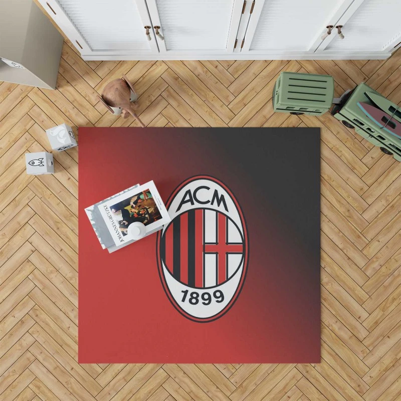 AC Milan Top Fan Following Football Club Rug