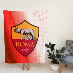 AS Roma Classic Football Club in Italy Fleece Blanket