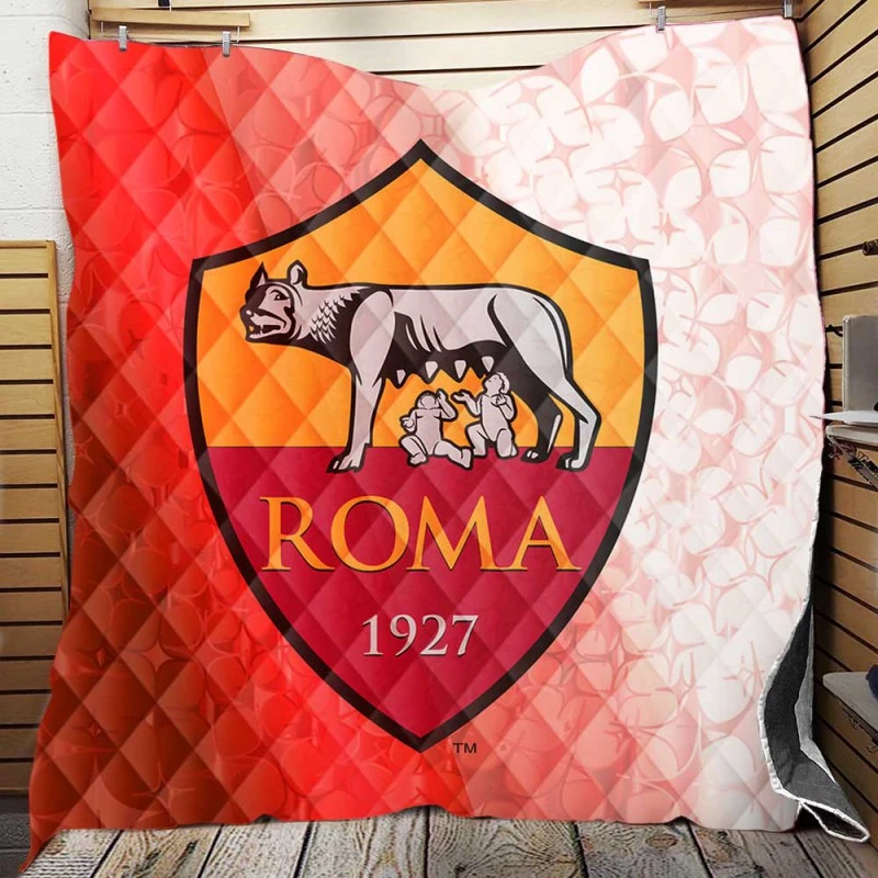 AS Roma Classic Football Club in Italy Quilt Blanket