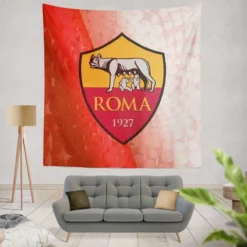AS Roma Classic Football Club in Italy Tapestry