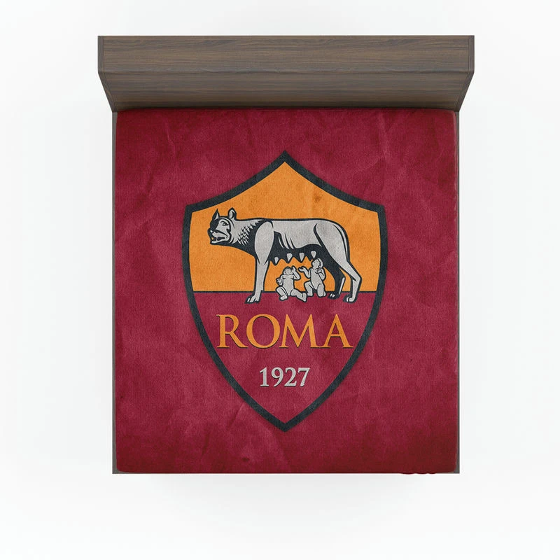 AS Roma Copa Italia Football Soccer Club Fitted Sheet