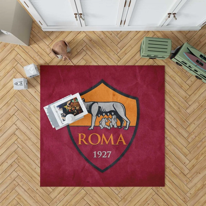 AS Roma Copa Italia Football Soccer Club Rug