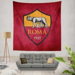 AS Roma Copa Italia Football Soccer Club Tapestry
