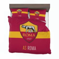 AS Roma Football Club Logo in Italy Bedding Set 1