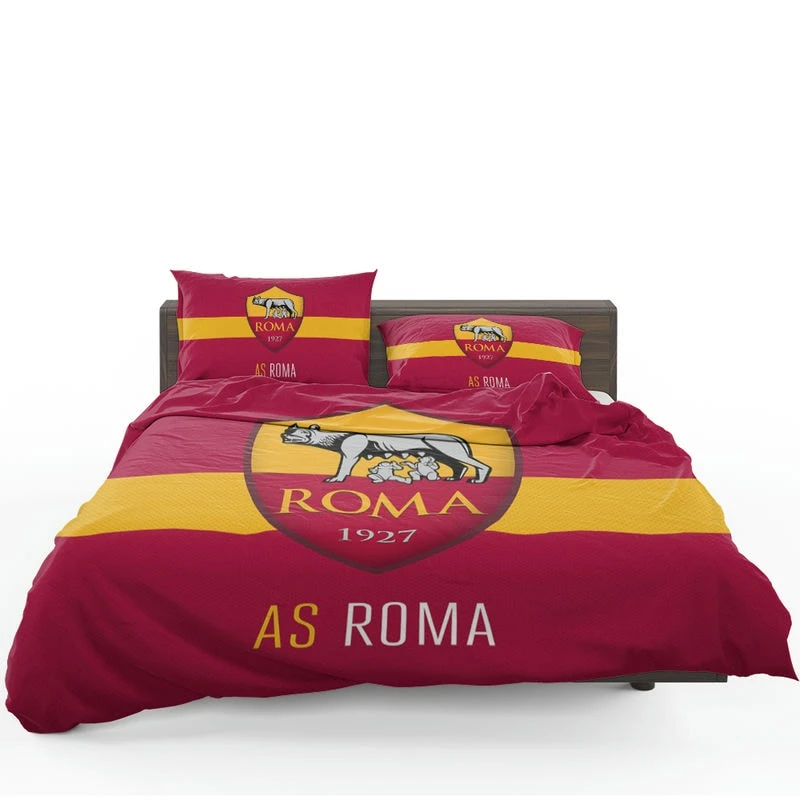 AS Roma Football Club Logo in Italy Bedding Set