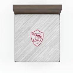 AS Roma Popular Football Club in Italy Fitted Sheet
