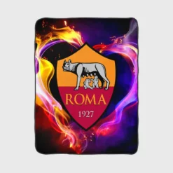 AS Roma Professional Football Soccer Team Fleece Blanket 1