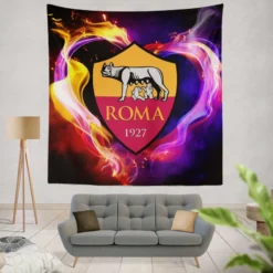 AS Roma Professional Football Soccer Team Tapestry