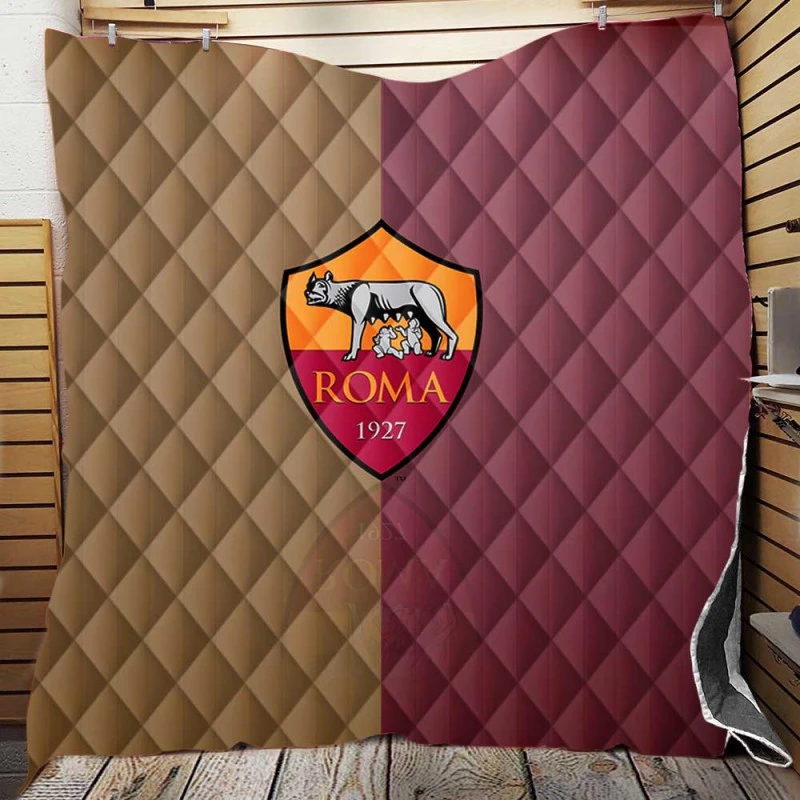 AS Roma Serie A Football Club In Italy Quilt Blanket