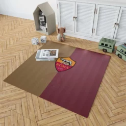 AS Roma Serie A Football Club In Italy Rug 1