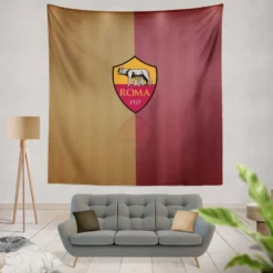 AS Roma Serie A Football Club In Italy Tapestry