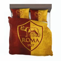 AS Roma Top Ranked Soccer Team in Italy Bedding Set 1