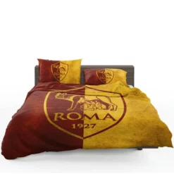 AS Roma Top Ranked Soccer Team in Italy Bedding Set