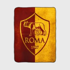 AS Roma Top Ranked Soccer Team in Italy Fleece Blanket 1