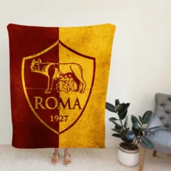 AS Roma Top Ranked Soccer Team in Italy Fleece Blanket
