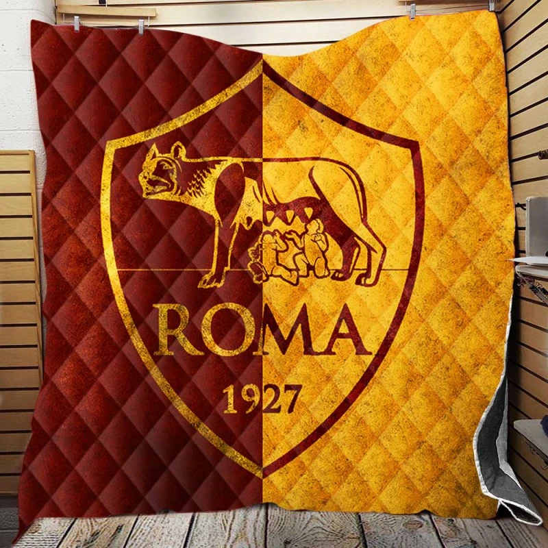 AS Roma Top Ranked Soccer Team in Italy Quilt Blanket
