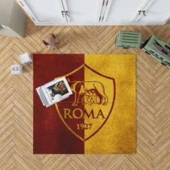 AS Roma Top Ranked Soccer Team in Italy Rug