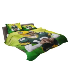 Aaron Rodgers Excellent Quarterback NFL Player Bedding Set 2