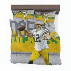 Aaron Rodgers NFL Green Bay Packers Club Bedding Set 1