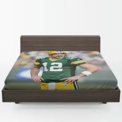 Aaron Rodgers Popular NFL Player Fitted Sheet 1