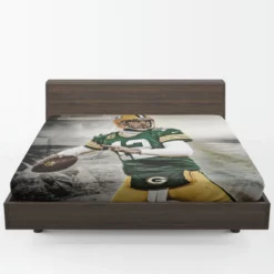 Aaron Rodgers Top Ranked NFL Player Fitted Sheet 1