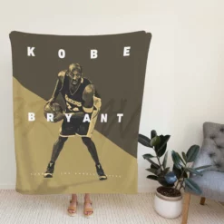 Active NBA Basketball Player Kobe Bryant Fleece Blanket
