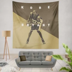 Active NBA Basketball Player Kobe Bryant Tapestry