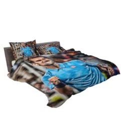 Active Serbian Tennis Player Novak Djokovic Bedding Set 2