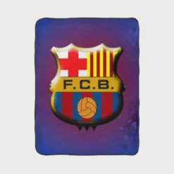 Active Soccer Club FC Barcelona Fleece Blanket 1