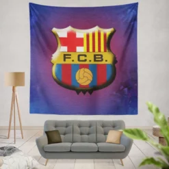 Active Soccer Club FC Barcelona Tapestry