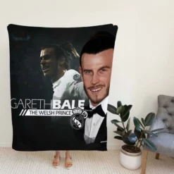 Active Welsh Football Player Gareth Bale Fleece Blanket