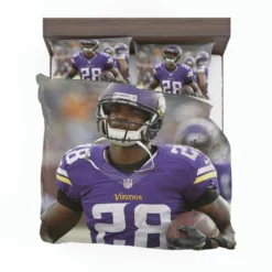 Adrian Peterson Energetic Running Back in NFL Bedding Set 1