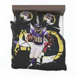 Adrian Peterson Excellent American Football Player Bedding Set 1
